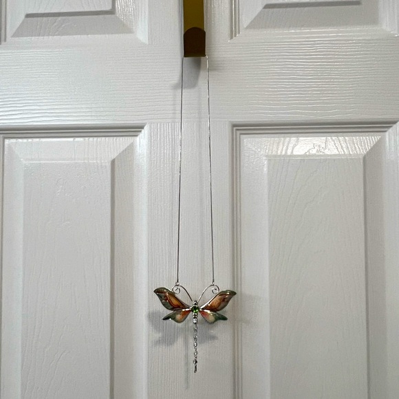 Franz Porcelain Dragonfly Necklace — Hand-painted, Statement Piece! - Picture 4 of 9